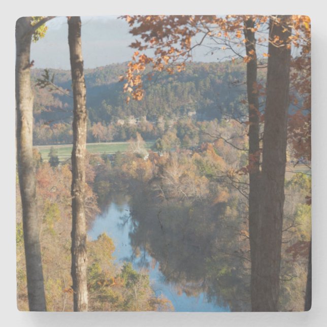 USA, Arkansas, War Eagle, Hobbs State Park Stone Coaster (Front)