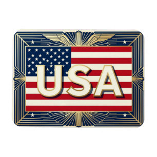 USA Art Deco American Heritage Magnet