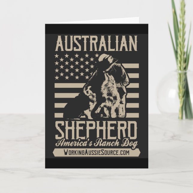 USA Aussie greeting cards (Front)