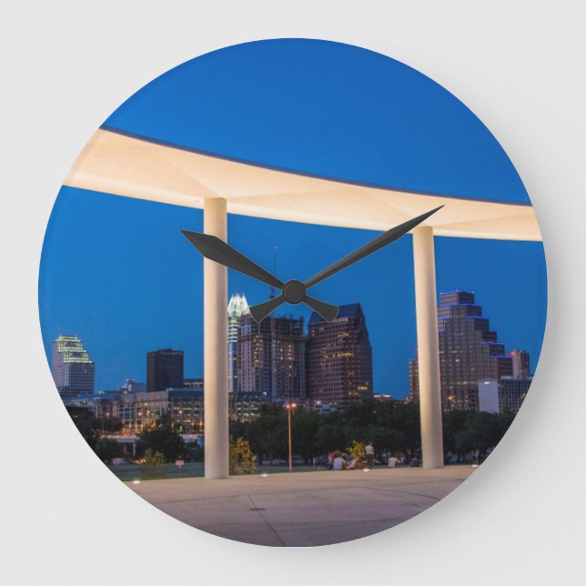 USA, Austin, Texas USA, Texas, Austin Large Clock (Front)