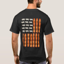 USA Bacon Flag Pig Vintage