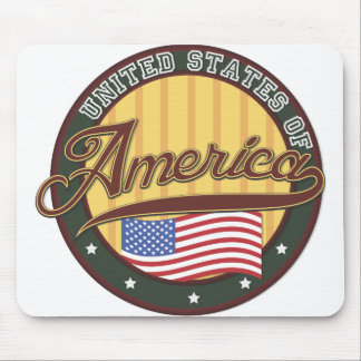 USA Badge Mouse Pad