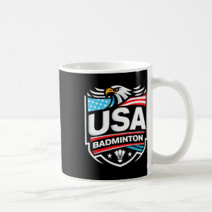 Usa Badminton Coffee Mug