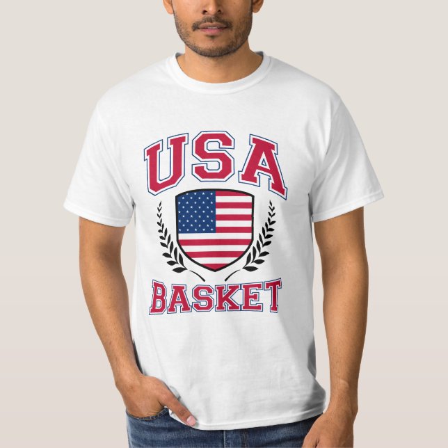 USA Basket T-Shirt (Front)