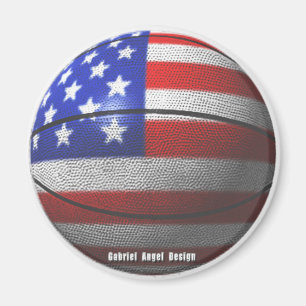 USA Basketball Magnet