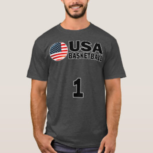 USA Basketball Number 1 Tshirt Design