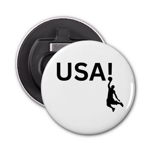USA basketball player Bottle Opener (Front)