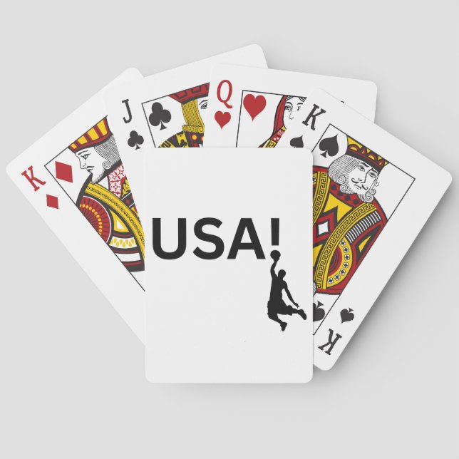 USA basketball player Playing Cards (Back)