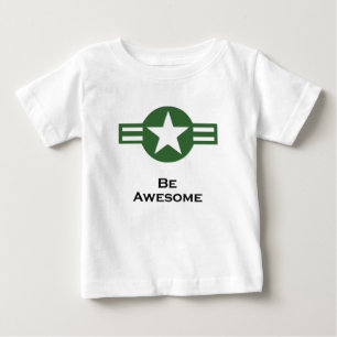 USA Be Awsome Green Baby T-Shirt