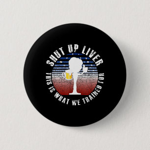 USA Beer Drinking Team Funny Day American Gift 6 Cm Round Badge