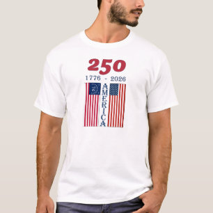 USA/BENNINGTON FLAGS 250 DESIGN T-Shirt