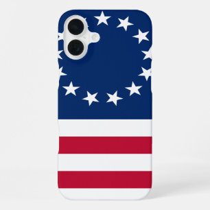 usa betsy ross flag iPhone 16 plus case