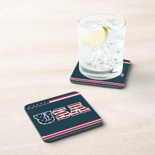 USA Beverage Coaster