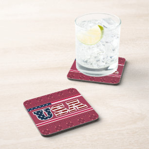 USA Beverage Coaster