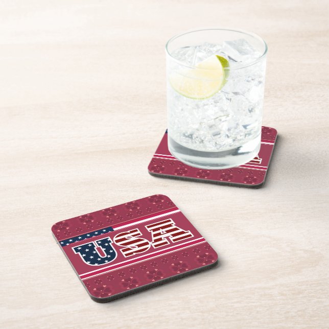 USA Beverage Coaster (Right Side)
