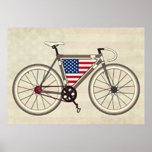 USA Bike poster