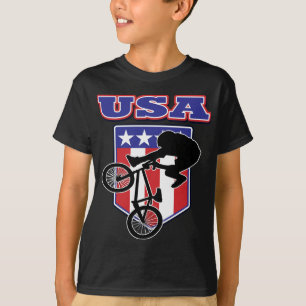 USA-BMX Biker T-Shirt