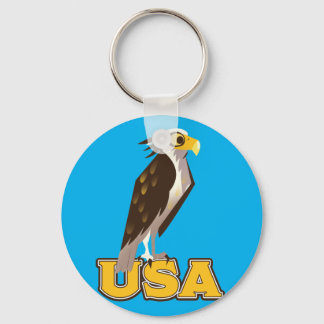 USA Bold Eagle Key Ring