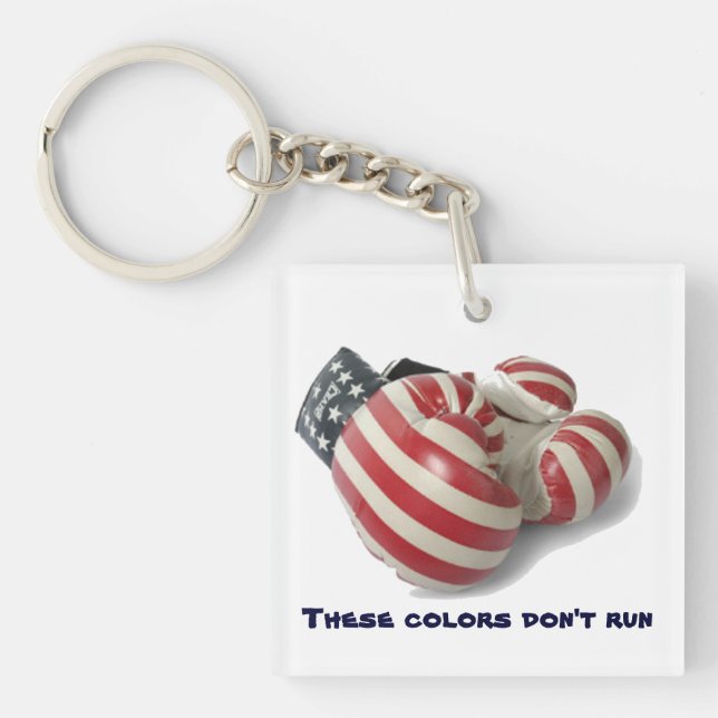 USA Boxing Gloves Key Ring (Front)