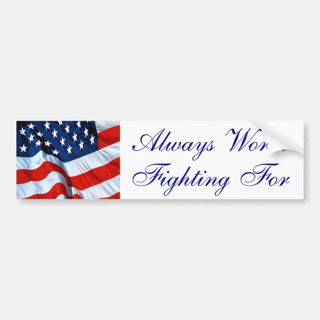 USA Bumper Sticker (Front)