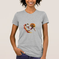 USA Burger Soccer Mascot - World Cup 2026
