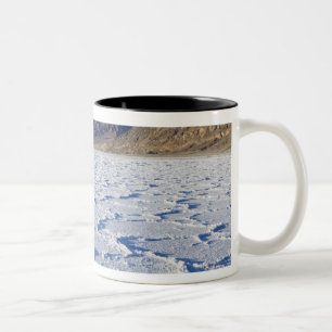 USA, CA, Death Valley NP, Salt Formations at Two-Tone Coffee Mug