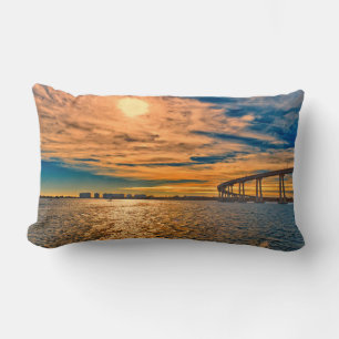 USA, CA, San Diego-Coronado Bay Bridge Lumbar Cushion