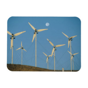 USA, California, Altamont Pass, wind generators. Magnet