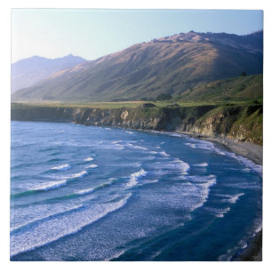 USA, California, Big Sur, bay along Highway 1. Ceramic Tile