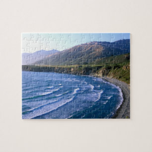 USA, California, Big Sur, bay along Highway 1. Jigsaw Puzzle