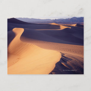 USA, California, Death Valley, sand dunes, dawn Postcard