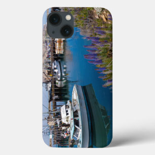 USA, California. Docked Boats At Morro Bay iPhone 13 Case