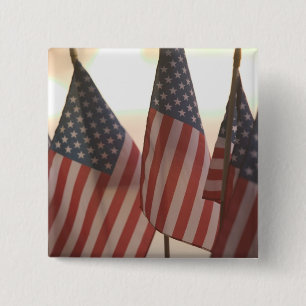 USA, California, Gold Country, Amador City: 15 Cm Square Badge