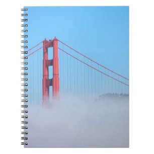 USA, California. Golden Gate Bridge In Morning Notebook