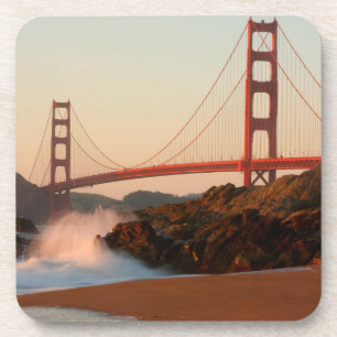 USA, California. Golden Gate Bridge View Coaster