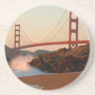 USA, California. Golden Gate Bridge View Coaster