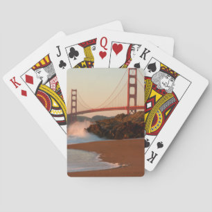 USA, California. Golden Gate Bridge View Playing Cards