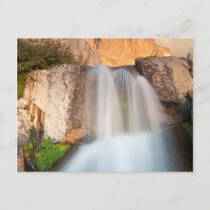 USA, California, Inyo National Forest. Waterfall Postcard