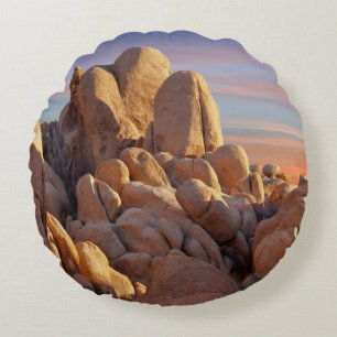 USA, California, Joshua Tree National Park Round Cushion