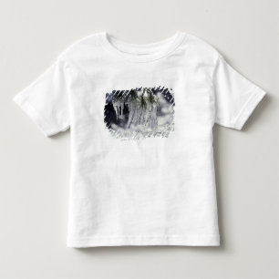 USA, California, Lake Tahoe. Icicles over Toddler T-Shirt