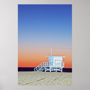 USA, California, Los Angeles, Santa Monica Beach Poster