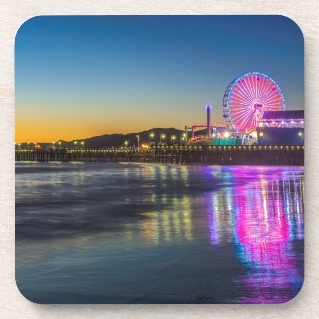 USA, California, Los Angeles, Santa Monica Pier Coaster (Front)