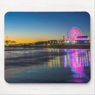 USA, California, Los Angeles, Santa Monica Pier Mouse Pad