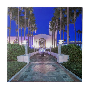 USA, California, Los Angeles, Union Station Ceramic Tile