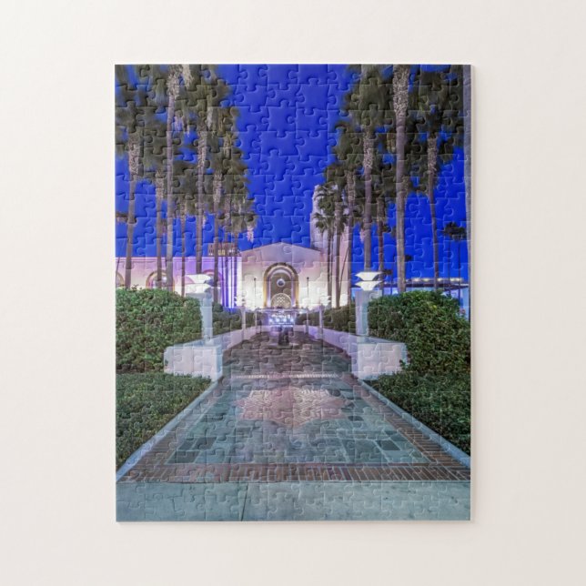 USA, California, Los Angeles, Union Station Jigsaw Puzzle (Vertical)