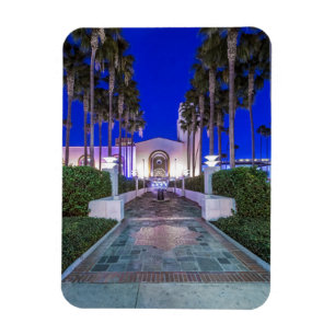 USA, California, Los Angeles, Union Station Magnet