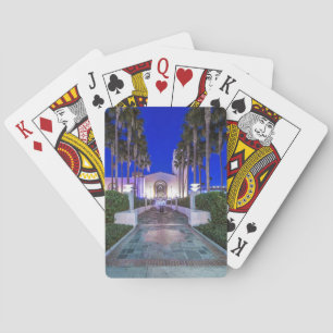 USA, California, Los Angeles, Union Station Playing Cards