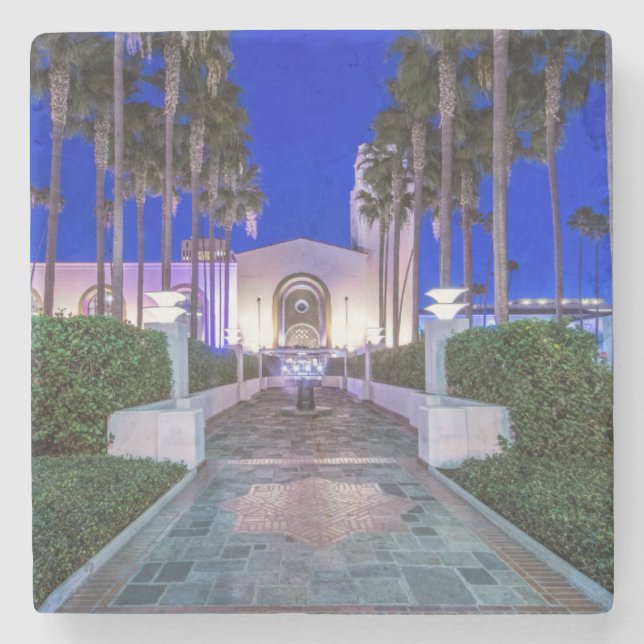 USA, California, Los Angeles, Union Station Stone Coaster (Front)
