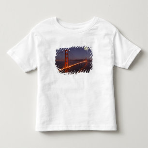 USA, California, Marin. Moonrise above the Toddler T-Shirt