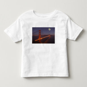 USA, California, Marin. Moonrise above the Toddler T-Shirt